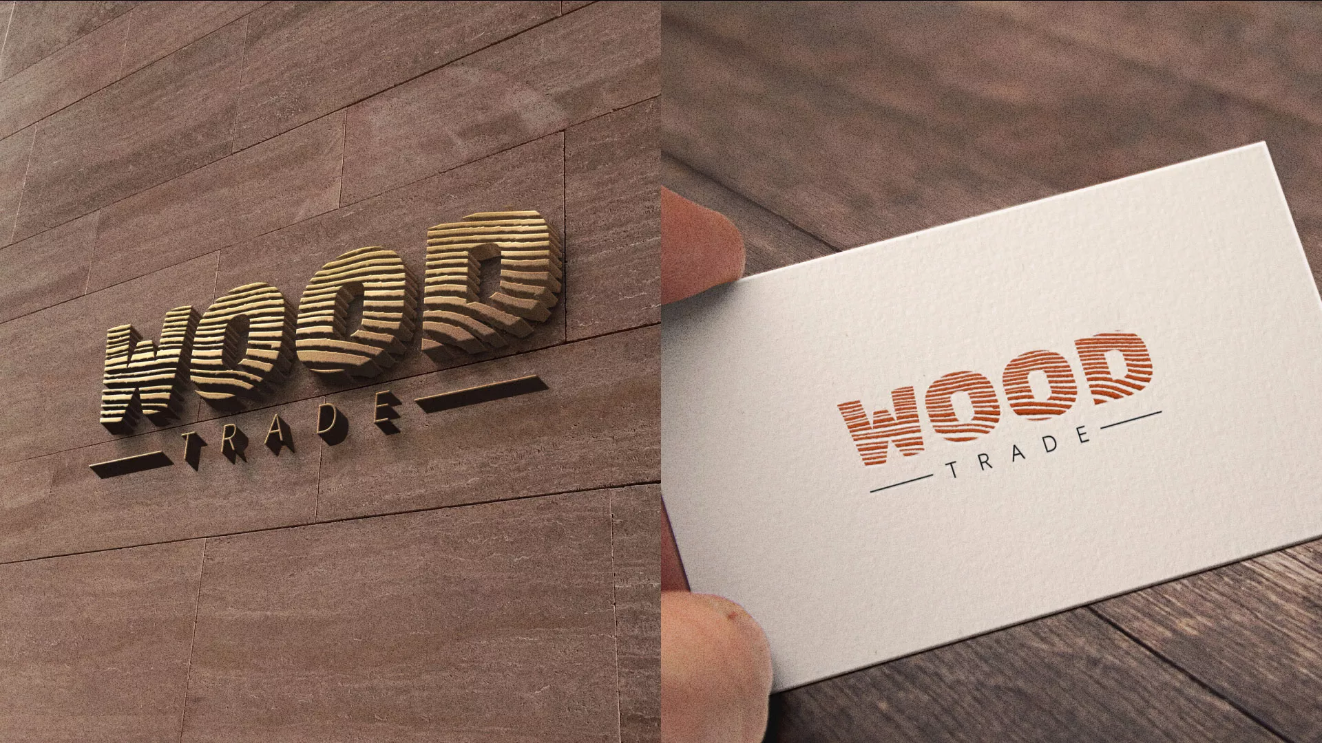 Разработка логотипа для компании «Wood Trade» в Облучье