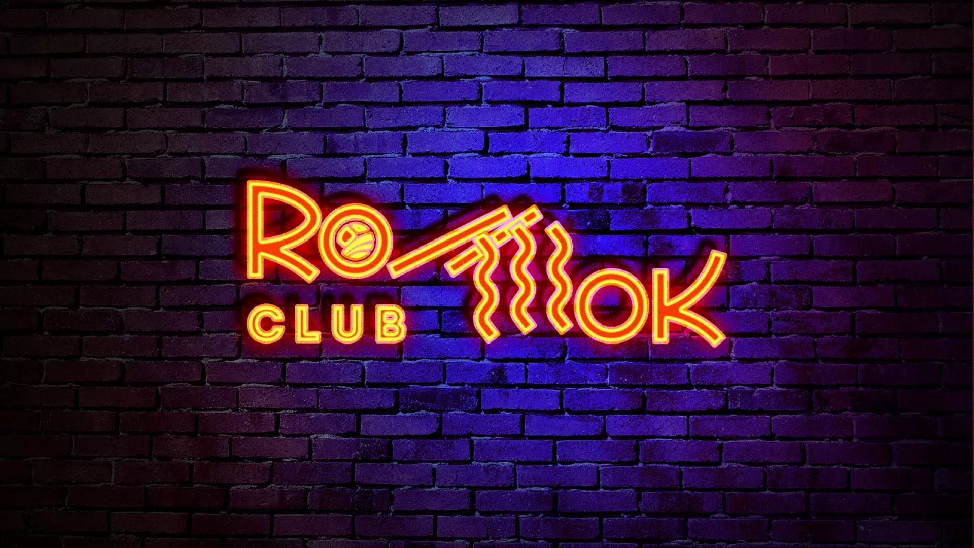 Разработка интерьерной вывески суши-бара «Roll Wok Club» в Облучье