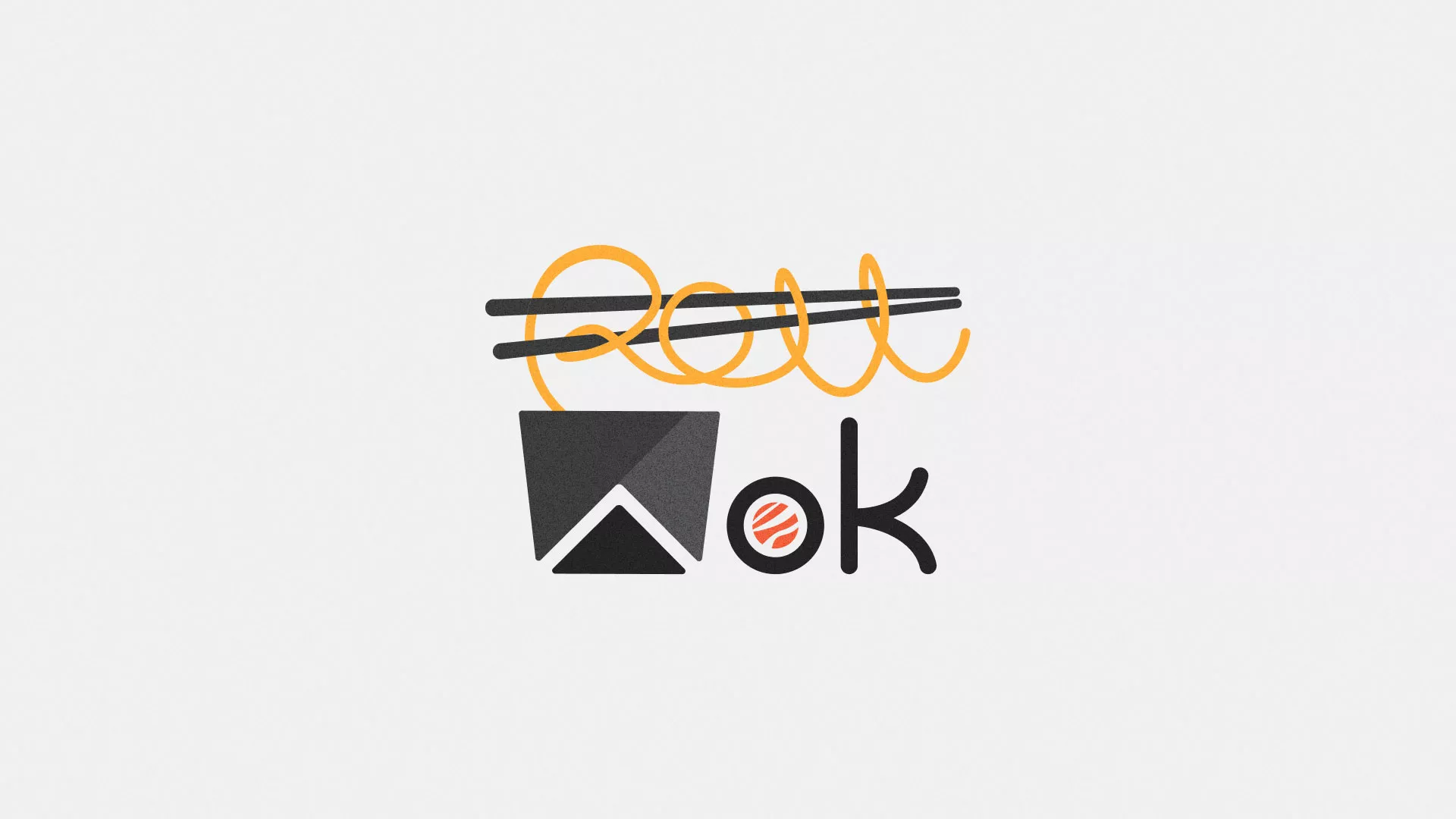 Разработка логотипа в Облучье для суши-бара «Roll Wok Club» Разработка логотипа в Облучье для суши-бара «Roll Wok Club»